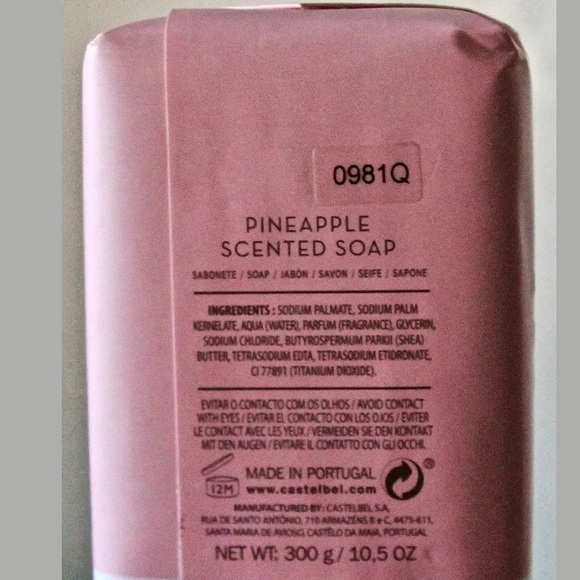 CASTELBEL PORTO PINEAPPLE SCENTED SOAP BAR - Picture 3 of 3